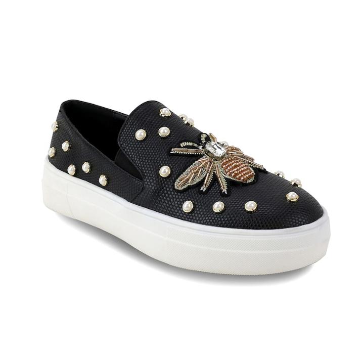 Olivia Miller Genesee Women's Sneakers, Size: 11, Black