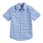 Boys 8-20 Urban Pipeline&reg; Max Wear Yard-dyed Button-front Shirt, Size: Medium, Blue (navy)