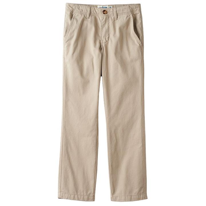 Boys 8-20 Urban Pipeline Flat-front Twill Pants, Boy's, Size: 8, Lt Beige