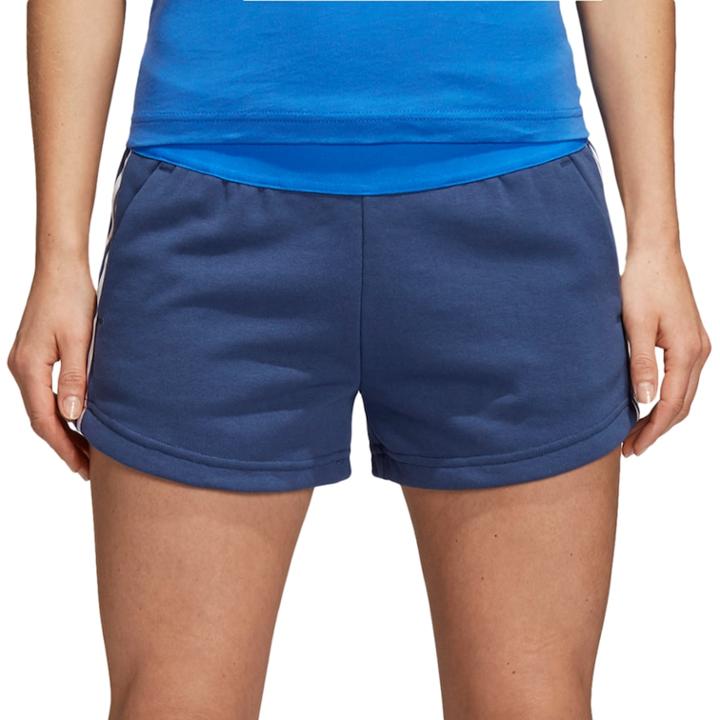 Women's Adidas Sport Id 3-stripe Midrise Shorts, Size: Xl, Med Blue