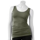 Women's Rock & Republic&reg; Seamless Tank, Size: Xs, Green