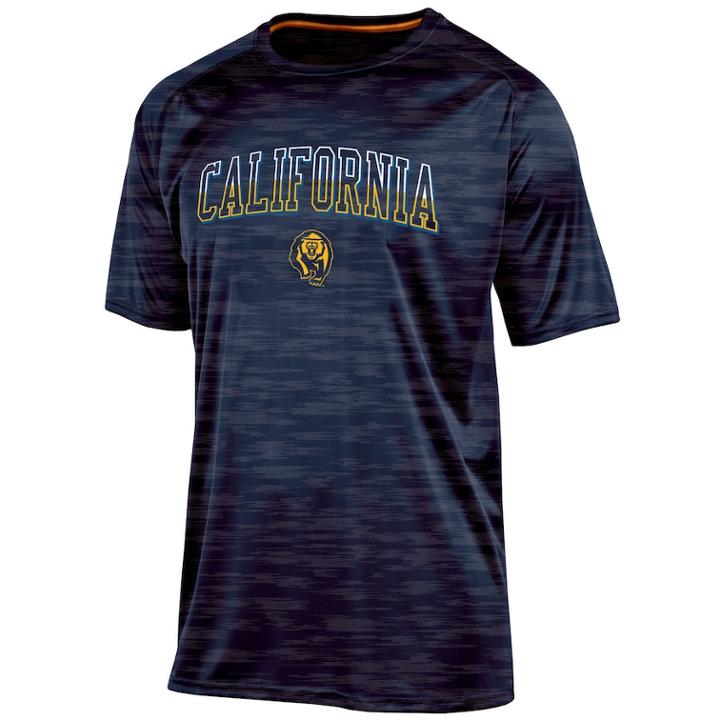 Men's Champion Cal Golden Bears Embossed Tee, Size: Large, Blue (navy)