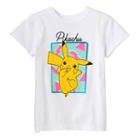 Girls 7-16 Pokemon Pikachu Graphic Tee, Girl's, Size: Medium, White