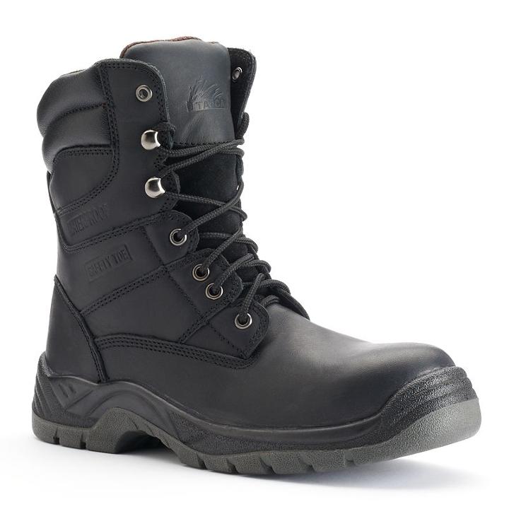 Itasca Authority 8 Men's Waterproof Steel-toe Work Boots, Size: 11.5 Wide, Black