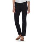 Petite Sonoma Goods For Life&trade; Twill Straight-leg Pants, Women's, Size: 10 Petite, Black
