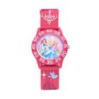 Disney Princess Ariel, Cinderella & Rapunzel Girls' Time Teacher Watch, Girl's, Pink