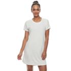 Women's Tek Gear&reg; Terry Short Sleeve Dress, Size: Xl, Light Grey