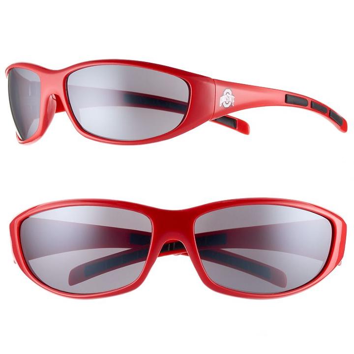 Adult Ohio State Buckeyes Wrap Sunglasses, Adult Unisex, Multicolor