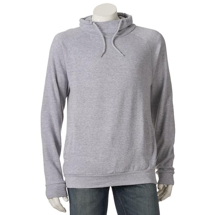 Men's Burnside Fleece Pullover, Size: Small, Light Grey