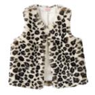Toddler Girl Design 365 Faux-fur Vest, Size: 4t, White Oth