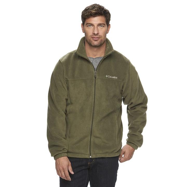 Men's Columbia Flattop Ridge Fleece Jacket, Size: Medium, Med Brown