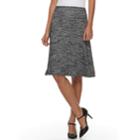 Women's Apt. 9&reg; Slimming A-line Skirt, Size: Xs, Black