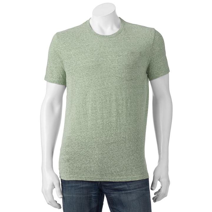 Men's Sonoma Goods For Life™ Everyday Pocket Tee, Size: Large, Med Green