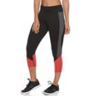 Women's Tek Gear&reg; Mesh Midrise Capri Leggings, Size: Small, Black