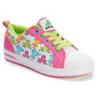 Bobbi-toads Rhonda Kaze Girls' Paintable Sneakers, Girl's, Size: Medium (3), Pink