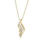 Sirena Collection 14k Gold 3/8 Carat T.w. Certified Diamond Twist Pendant Necklace, Women's, Size: 18, White