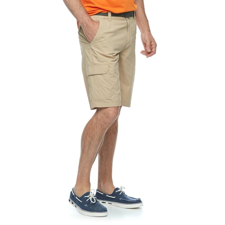 Big & Tall Columbia Sycamore Falls Belted Shorts, Men's, Size: 46, Lt Brown