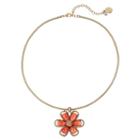 Dana Buchman Peach Flower Pendant Necklace, Women's, Pink