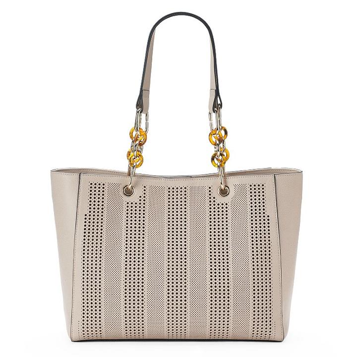 Apt. 9&reg; Jade Perforated Tote, Women's, Light Grey