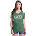 Women's Milwaukee Bucks Athletic Triblend Tee, Size: Xxl, Green