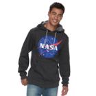 Men's Nasa Logo Pull-on Hoodie, Size: Large, Black