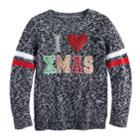 Girls 7-16 & Plus Size It's Our Time High-low Sequin Ugly Christmas Sweater, Size: Xxl Plus, White Oth