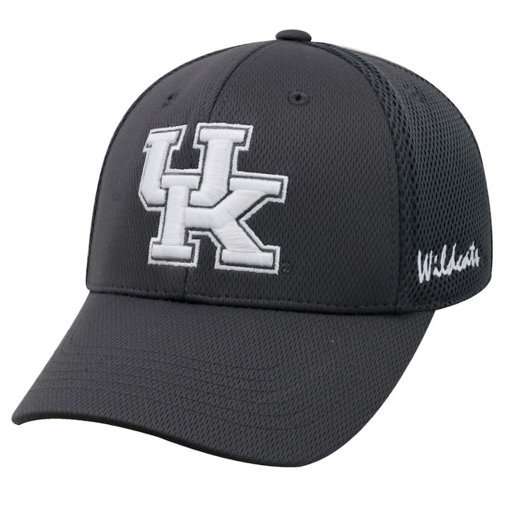 Adult Top Of The World Kentucky Wildcats Fairway One-fit Cap, Men's, Grey (charcoal)