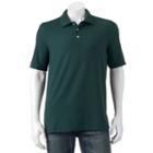 Men's Croft & Barrow&reg; True Comfort Classic-fit Pique Performance Polo, Size: Large, Green