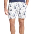 Men's Izod Saltwater Classic-fit Stretch Fashion Shorts, Size: Medium, White