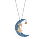 Artistique Swarovski Crystal Moon, Women's, Size: 18, Blue