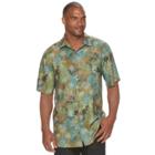 Big & Tall Batik Bay Classic-fit Tropical Button-down Shirt, Men's, Size: L Tall, Green Oth