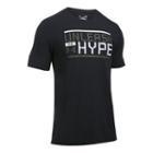 Men's Under Armour Unleash The Hype Tee, Size: Small, Black