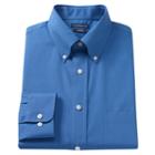 Big & Tall Croft & Barrow&reg; Core Solid No Iron Button-down Dress Shirt, Men's, Size: 18.5 38/9t, Blue
