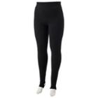 Juniors' Plus Size So&reg; Stirrup Leggings, Teens, Size: 1xl, Black