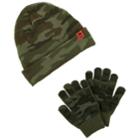 Boys 4-7 Carter's Hat & Gloves Set, Green