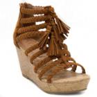 Sugar Jungles Women's Wedge Sandals, Girl's, Size: 6.5, Brown