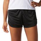 Women's Adidas Striped Knit Shorts, Size: Xl, Black