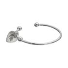 Fiora Stainless Steel Michigan State Spartans Charm Cuff Bracelet, Women's, Size: 7.5, Grey