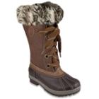 London Fog Melton 2 Women's Winter Duck Boots, Size: Medium (9), Brown