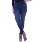 Juniors' Amethyst High-waist Ankle Skinny Jeans, Girl's, Size: 11, Dark Blue