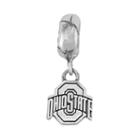 Dayna U Sterling Silver Ohio State Buckeyes Logo Charm, Women's, Grey