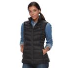 Women's Zeroxposur Chris Hooded Sweater Down Vest, Size: Medium, Black