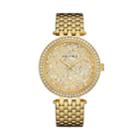 Caravelle Women's Crystal Pave Stainless Steel Watch - 44l235, Size: Medium, Yellow