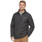 Big & Tall Columbia Ortega Oaks Quarter-zip Fleece Jacket, Men's, Size: Xl Tall, Grey (charcoal)