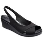 Crocs Leigh Ann Women's Wedge Sandals, Size: 9, Grey