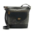 Concept Millstone Floral Tooling Crossbody, Women's, Grey (charcoal)