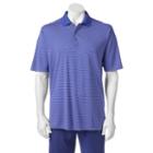 Men's Pebble Beach Classic-fit Striped Performance Golf Polo, Size: Xl, Blue