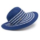 Women's Betmar Corsica Wide Brim Sun Hat, Blue (navy)