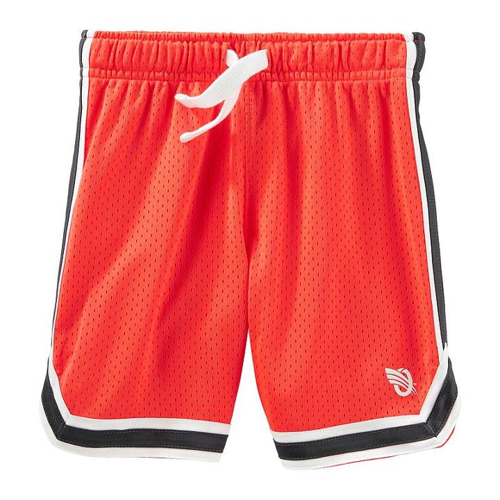 Boys 4-12 Oshkosh B'gosh&reg; Mesh Athletic Shorts, Boy's, Size: 12, Orange