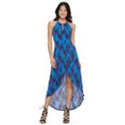 Juniors' Candie's&reg; High-low Hem Halter Dress, Girl's, Size: Xs, Blue